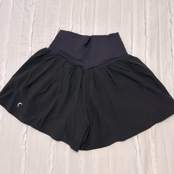 Black Culotte Shorts - Picture 3 of 4
